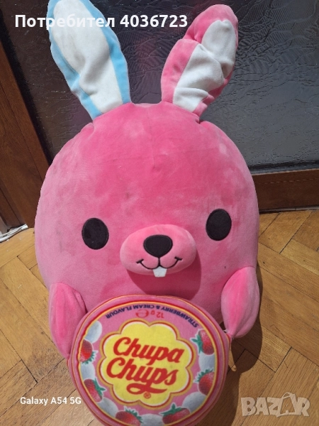 Плюшено зайче Chupa chups, снимка 1