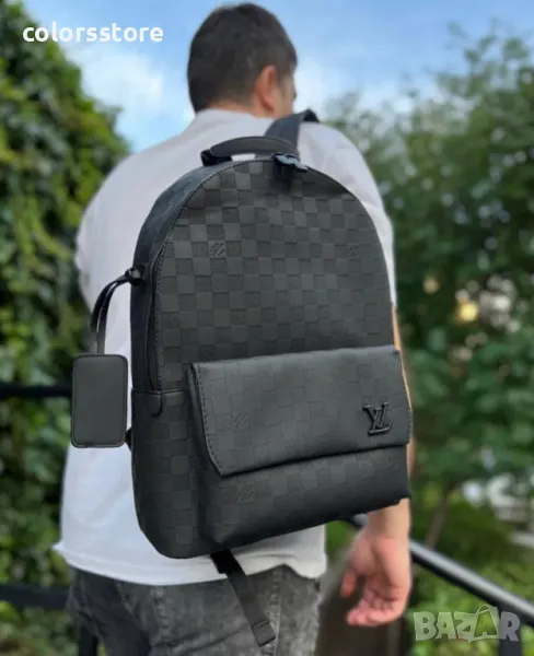 Черна раница Louis Vuitton-VL80k, снимка 1