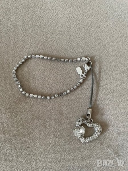 Ключодържател със сърце Сваровски, снимка 1