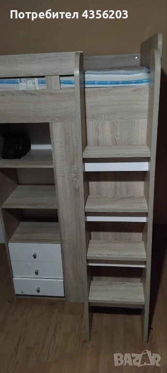 двуетажно легло, снимка 1
