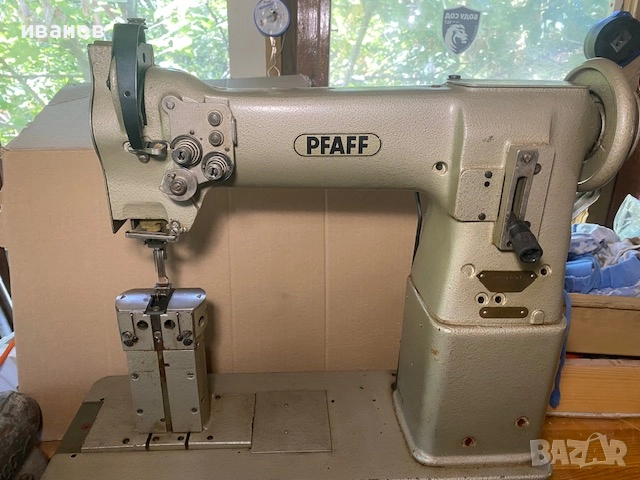Продавам двуиглова шевна машина ПФАФ на 6 мм, снимка 1