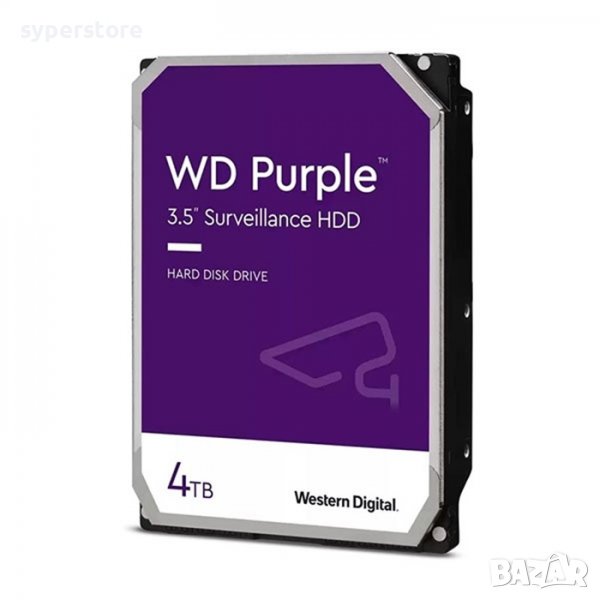 HDD твърд диск, 4TB, WD Purple, SS300436, снимка 1