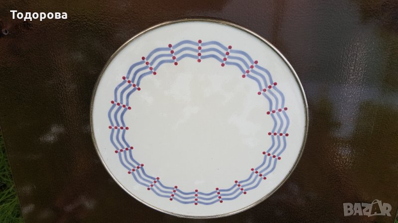 Голям порцеланов поднос, снимка 1