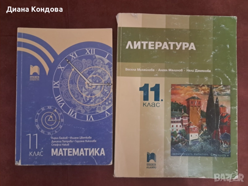 Литература и Математика за 11. и 12 клас - Просвета, снимка 1