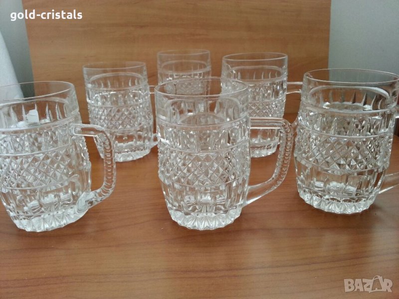 Кристални чаши  халби, снимка 1