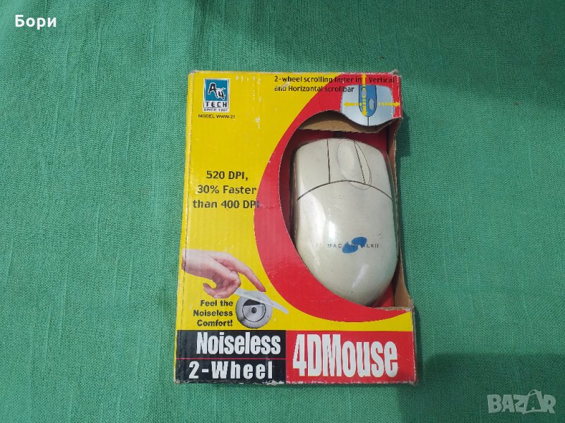 Нова ретро компютърна мишка Space Walker, снимка 1