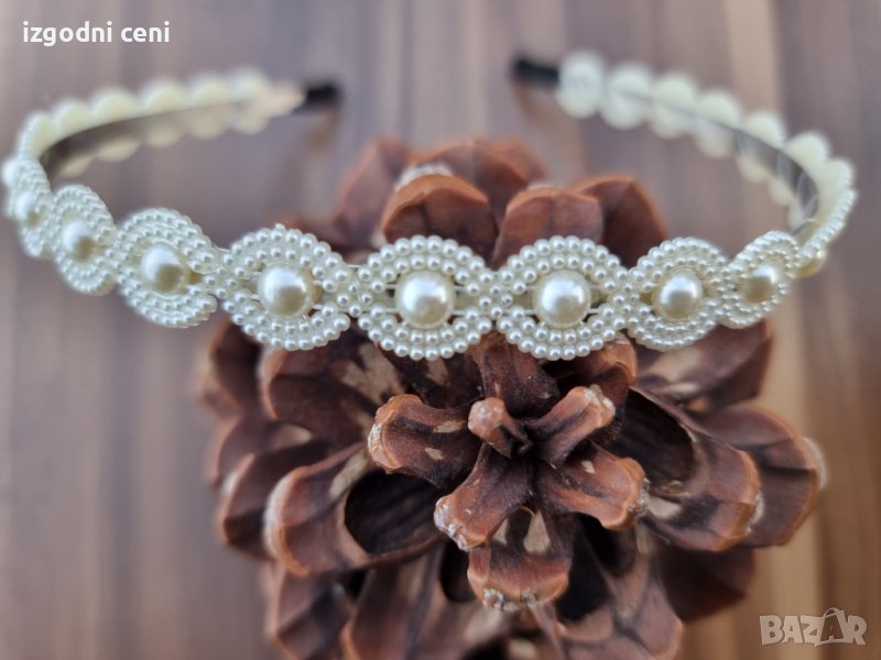 Диадема от перли - модел 1, снимка 1