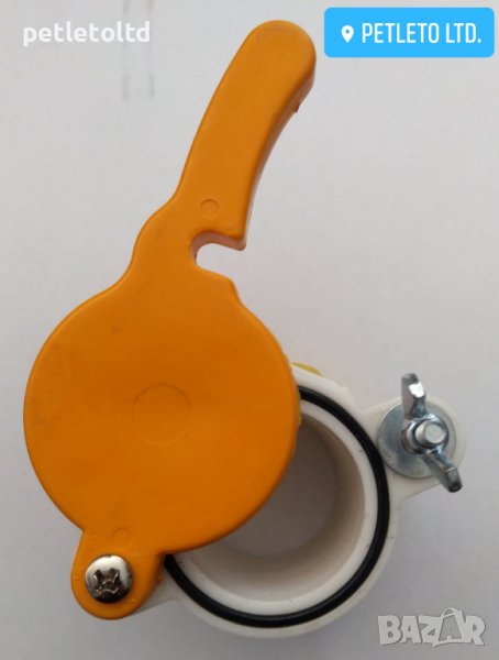 Кран-канела Ф 45 мм за пчелен мед, за кофа, матуратор, вана, центрофуга, снимка 1