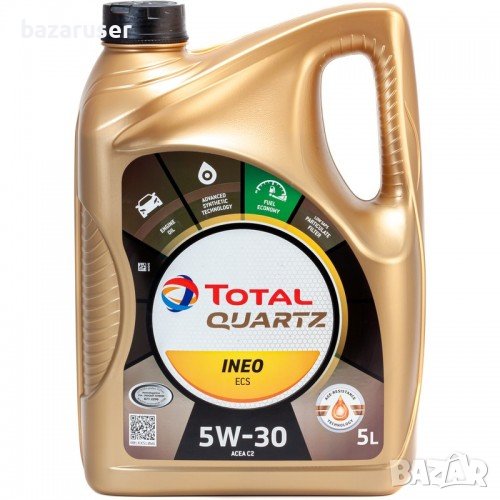 Двигателно масло TOTAL- 5W30-INEO ECS -5л., снимка 1