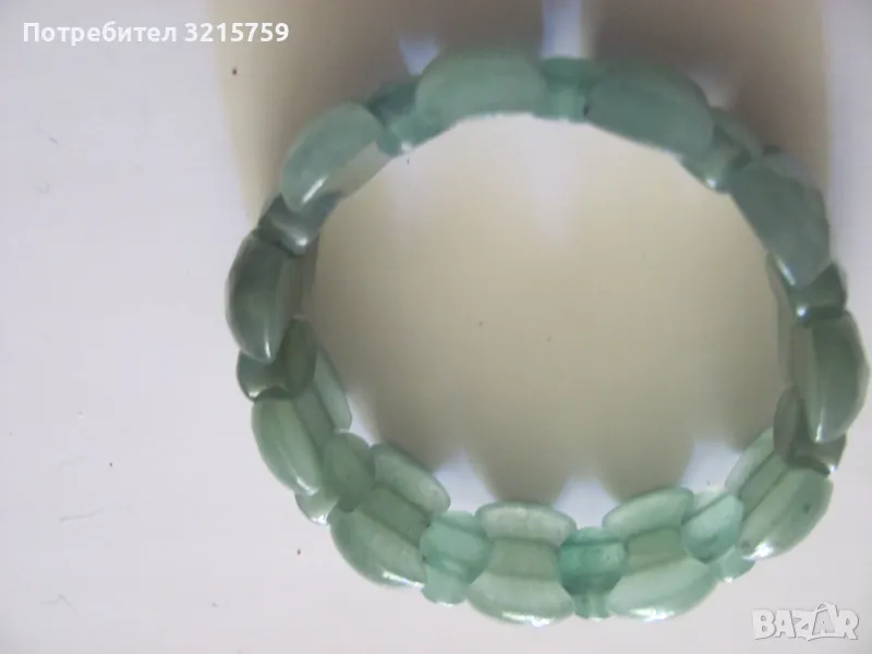 Дамска гривна естествен камък -авантюрин, снимка 1