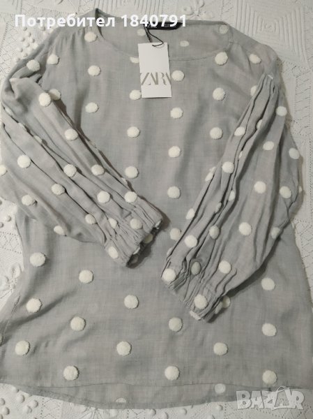 НОВА ZARA елегантна дамска блуза – размер М , снимка 1