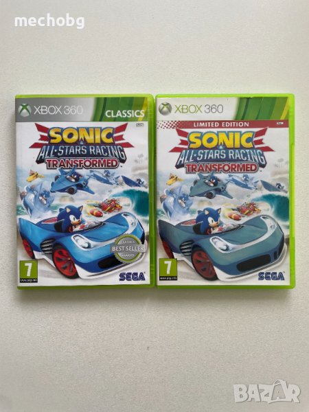 Sonic & All-Stars Racing Transformed за Xbox 360/Xbox one, снимка 1