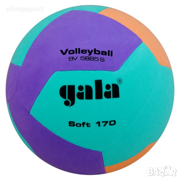 Волейболна топка Gala BV5685SC SOFT 170g-12  нова  размер 5 тегло 170 грама, снимка 1