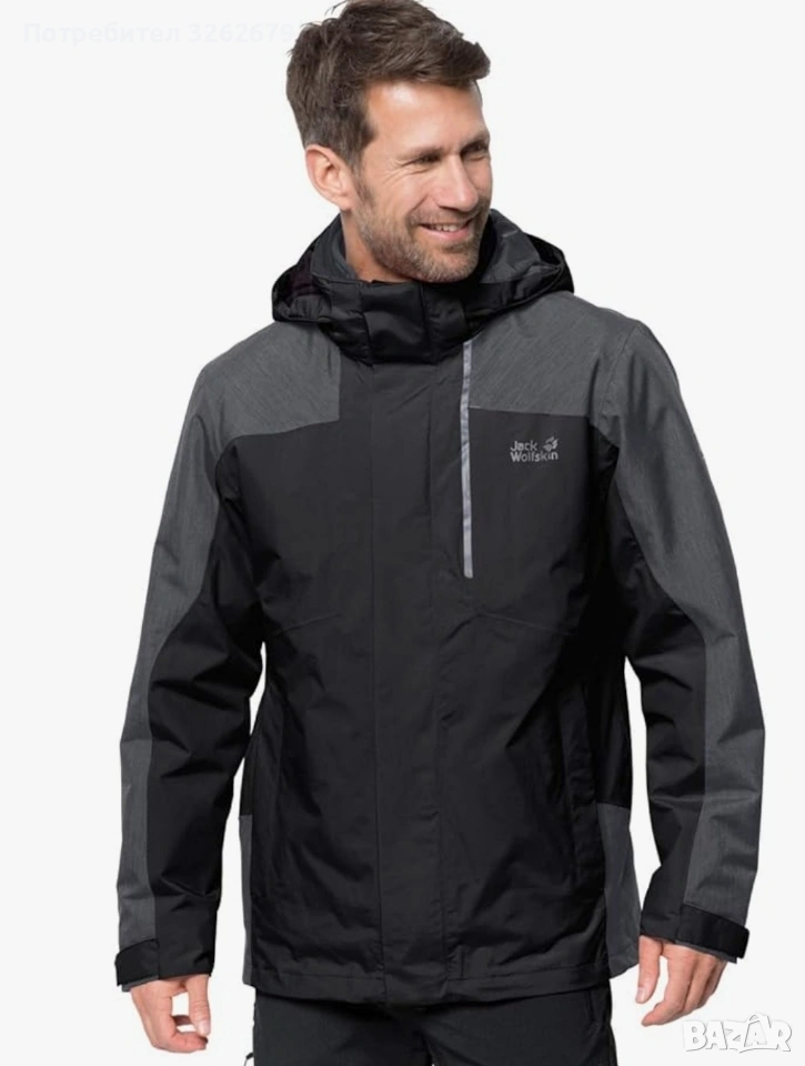Jack wolfskin viking 3в1 microguard waterproof Ново оригинално размер xl, снимка 1