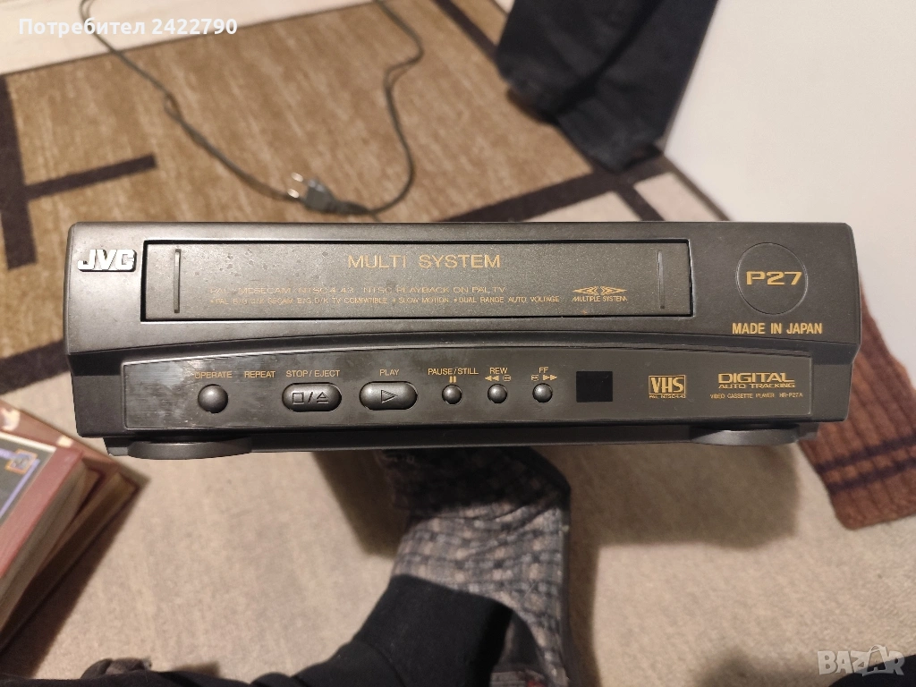 VHS видео jvc, снимка 1