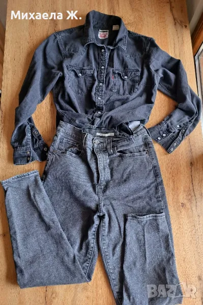 Сет риза и дънки Levi's M размер, снимка 1