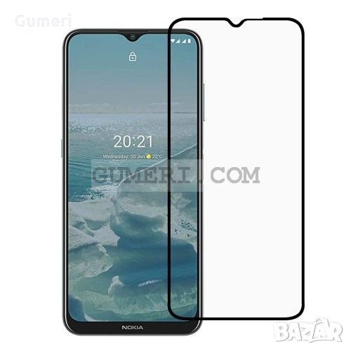 Nokia G10 / Nokia G20 Стъклен Протектор За Целия Дисплей - Full Glue , снимка 1