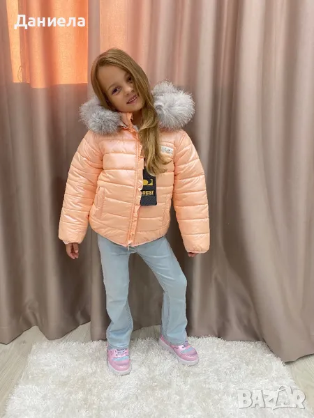 Зимно яке с естествен пух Деги / DEGI, снимка 1