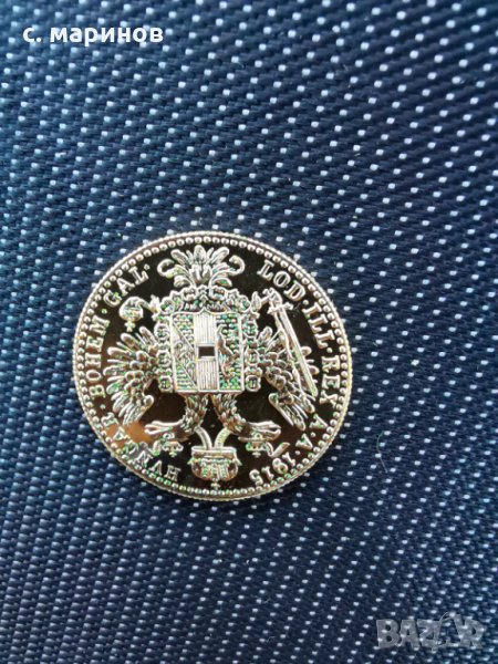 златна монета 1 австрийски дукат Франц Йосиф, снимка 1
