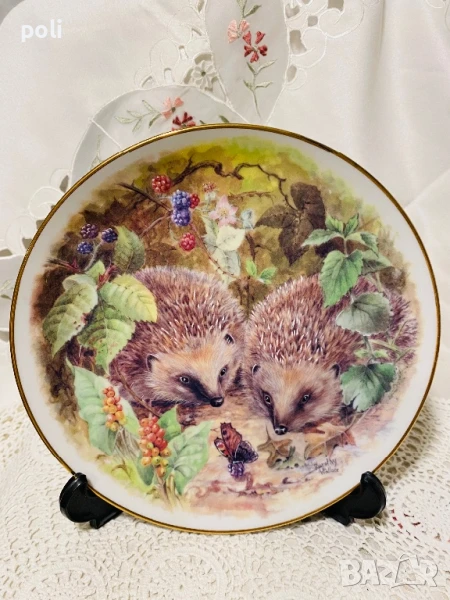 порцеланова чиния за стена , снимка 1