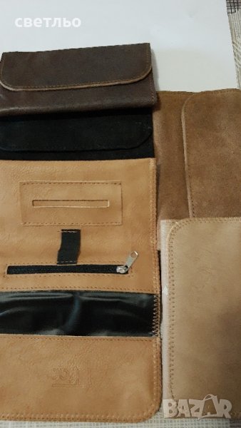 портмонета за тютюн с място за хартийки и машинка, снимка 1