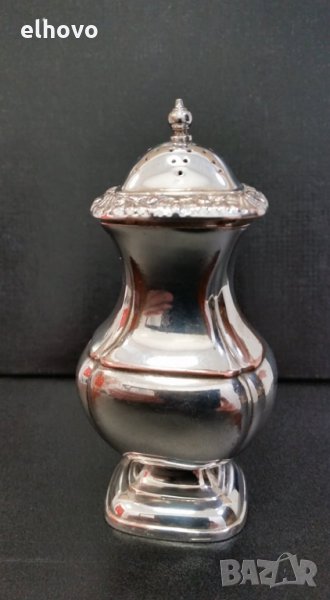 Антична посребърна солничка E.P.C England, снимка 1