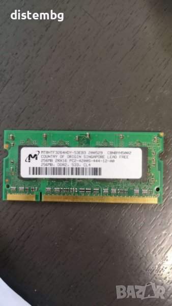 Памет 256MB DDR2 533 CL4 SO-DIMM, снимка 1