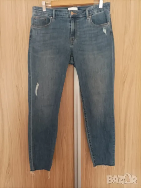 Еластични дънки с кръпки , снимка 1