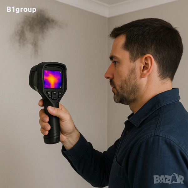 Обследване с термокамера – открийте влагата и течовете бързо, снимка 1