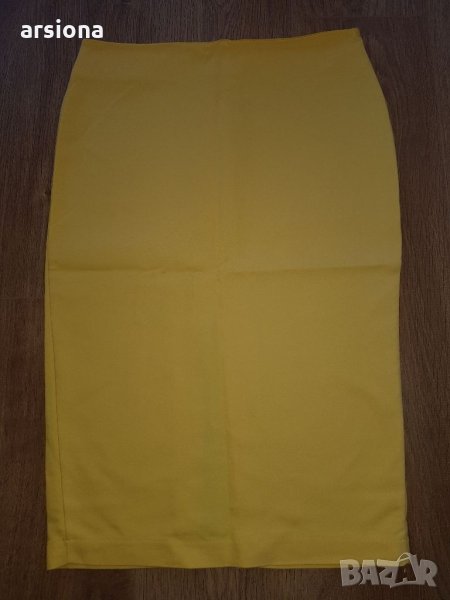 Жълта елегантна пола, снимка 1