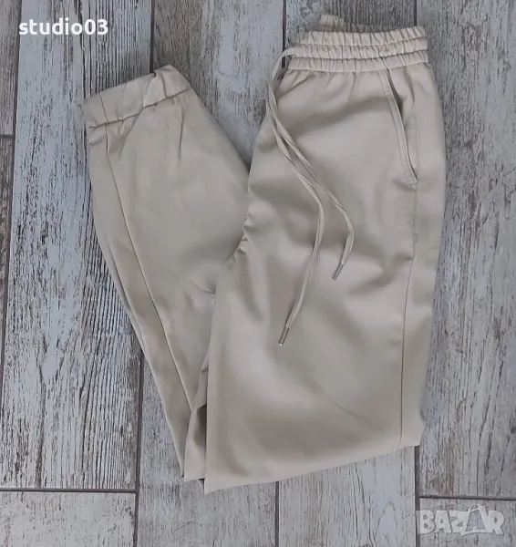 Дамски спортен панталон еко кожа CROPP , снимка 1