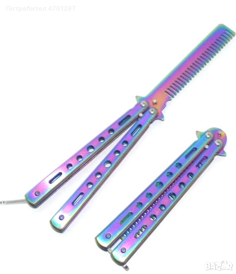 Тренировъчен сгъваем нож-пеперуда , снимка 1