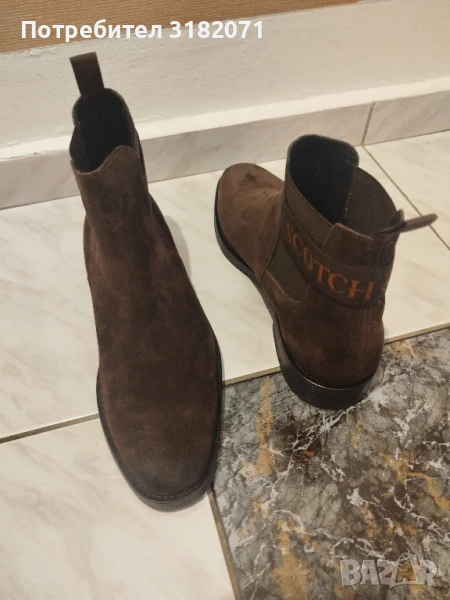 SCOTCH & SODA топ клас боти тип "Челси" (CHELSEA BOOTS),номер 44, снимка 1