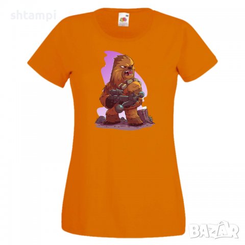 Дамска тениска Star Wars Chewbacca Star Wars Игра,Изненада,Подарък,Геймър,, снимка 10 - Тениски - 36788788