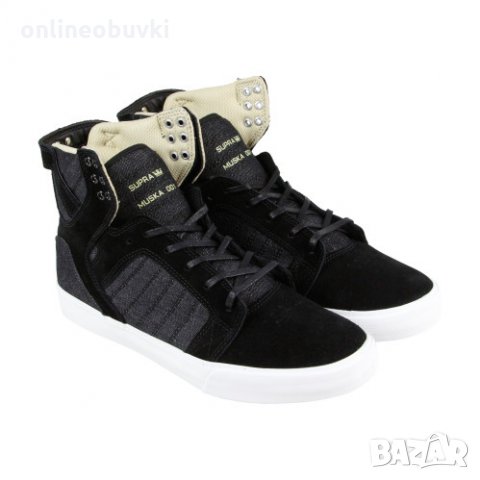 НАМАЛЕНИЕ!!!Спортни обувки SUPRA SKY TOP Черно, снимка 1 - Кецове - 32256705