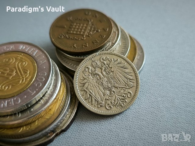 Монета - Австро-Унгария - 10 хелера | 1907г., снимка 2 - Нумизматика и бонистика - 43677132