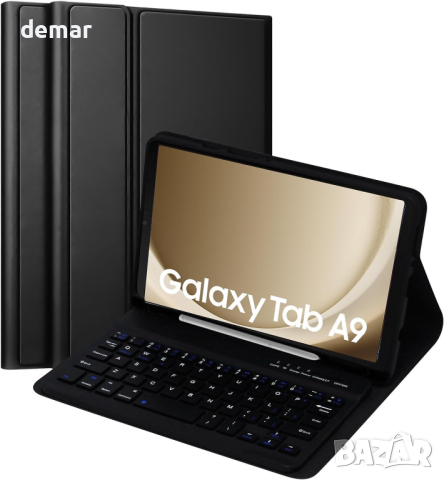 Калъф с клавиатура за Samsung Galaxy Tab A9 8.7" 2023SM-X110/X115/X117, снимка 1 - Таблети - 44877866