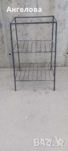 Голяма метална етажерка , снимка 5 - Етажерки - 43377590