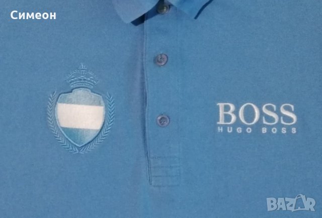 Hugo BOSS Green Label Paddy Argentina Flag оригинална поло тениска S, снимка 5 - Тениски - 32349313