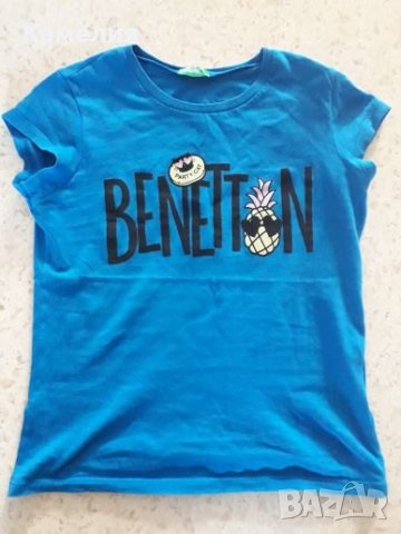 Тениска Benetton 7-8г., снимка 1 - Детски тениски и потници - 27634450
