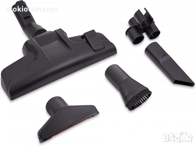 Amazon Basics - Цилиндрична прахосмукачка, мощна, компактна и лека, без торба, за твърд под и килим, снимка 4 - Прахосмукачки - 38529490