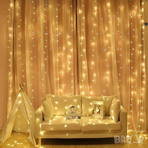 LED светеща завеса