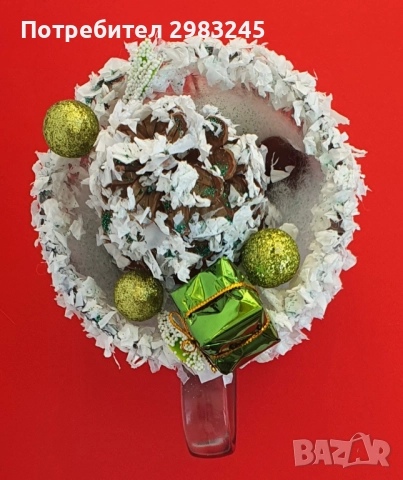 Коледна чаша, снимка 5 - Декорация за дома - 52531478