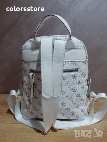 Бяла раница Guess кодDS40, снимка 2 - Раници - 39683230