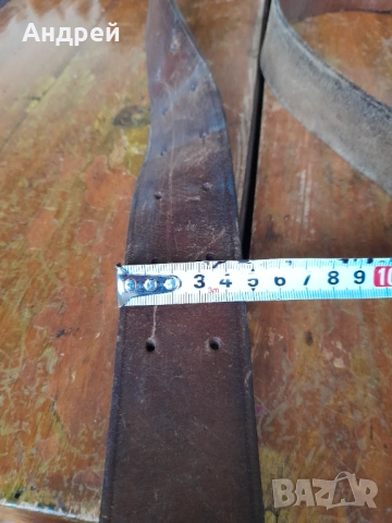 Стар Военен колан #14, снимка 4 - Антикварни и старинни предмети - 53167114