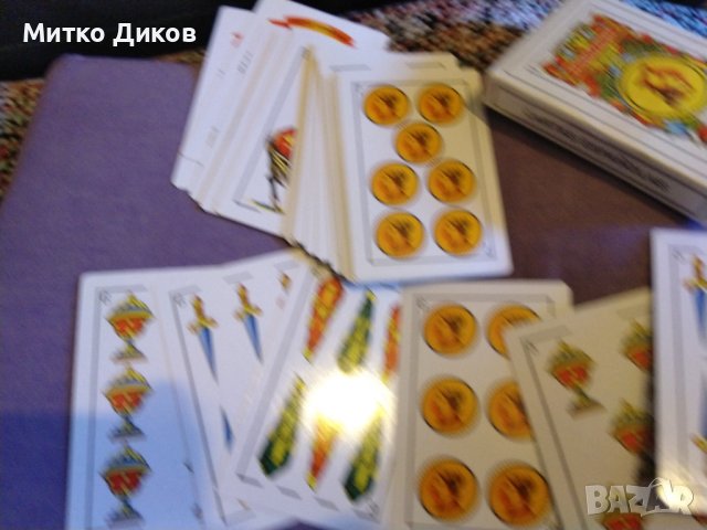 Naipes cartas espanolas нови Испански маркови карти пластик 52+2 Таро карти, снимка 14 - Карти за игра - 43762933