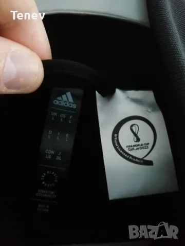 Germany Adidas 2022 Qatar World Cup L ново оригинално горнище Германия, снимка 6 - Спортни дрехи, екипи - 47610443