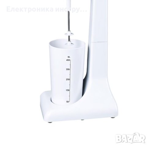 Миксер за фрапе Hausberg HB-7677NG, 120W, 2 скорости, 450 мл, бял, снимка 2 - Миксери - 43153936