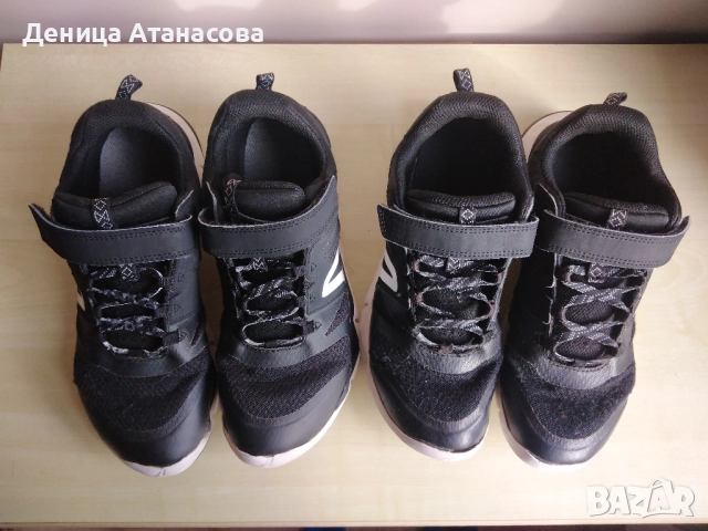 Два чифта леки и удобни маратонки newfeel от Декатлон 38 и 39 номер, снимка 2 - Детски маратонки - 52593512