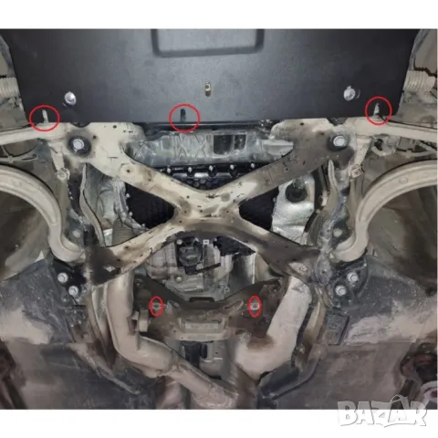 Метална кора под двигател скорости Audi A4 B9 2015г +, снимка 12 - Аксесоари и консумативи - 50125004